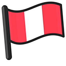 Peru Flag Hand Cursor