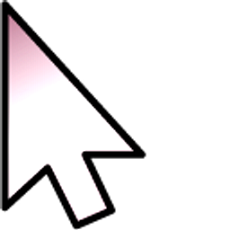Pink Tourmaline Gradient Pink Arrow Cursor