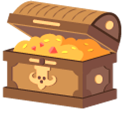Pirate Treasure Chest Gold Hand Cursor