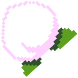 Pixel Peach Purple Arrow Cursor