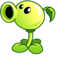 Plants vs Zombies Peashooter and Gatling Pea Arrow Cursor