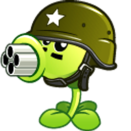 Plants vs Zombies Peashooter and Gatling Pea Hand Cursor