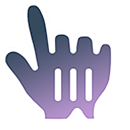 Plum Gradient Hand Cursor
