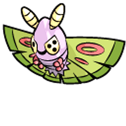 Pokemon Cascoon and Dustox Green Hand Cursor