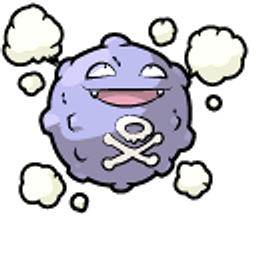 Pokemon Koffing and Weezing Purple Arrow Cursor