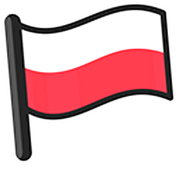Poland Flag Hand Cursor