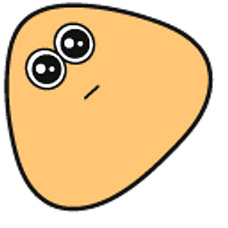 Pou Pou Brown Arrow Cursor