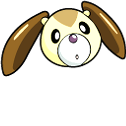 Powerpuff Girls Peach Yellow Dog Hand Cursor