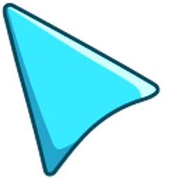 Process Cyan Arrow Cursor