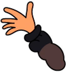 Pumpkin Panic Blue Clown Brown Arrow Cursor