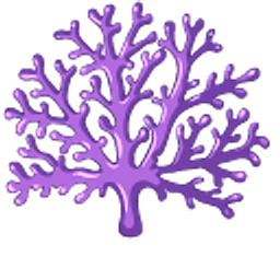 Purple Corals Hand Cursor