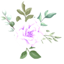 Purple Rose Green Arrow Cursor