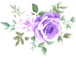 Purple Rose Green Hand Cursor