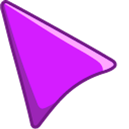 Purple Violet Arrow Cursor