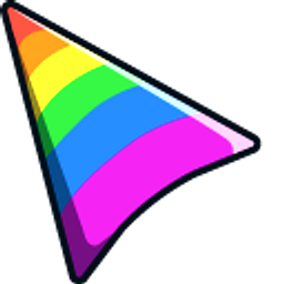 Rainbow Arrow Cursor