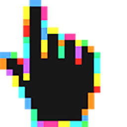 Random Pixel Hand Cursor