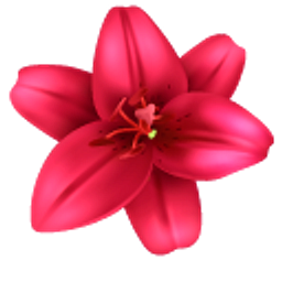 Red Lily Hand Cursor
