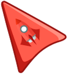 Red Rocket on Red Red Arrow Cursor