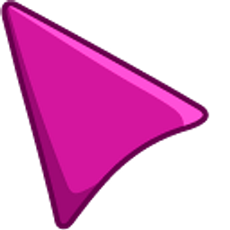 Red-Violet Arrow Cursor