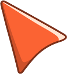 Reddish-Brown Sinopia Arrow Cursor