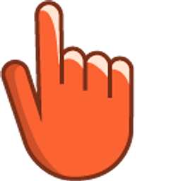 Reddish-Brown Sinopia Hand Cursor