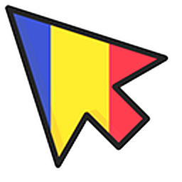 Romania Flag Arrow Cursor