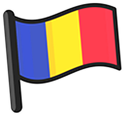 Romania Flag Hand Cursor