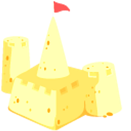 Sand Castle Yellow Hand Cursor