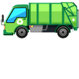 Sanitation Worker Green Truck Hand Cursor