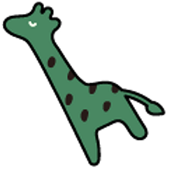 Sanrio Kirin Green Giraffe Arrow Cursor