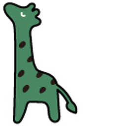 Sanrio Kirin Green Giraffe Hand Cursor