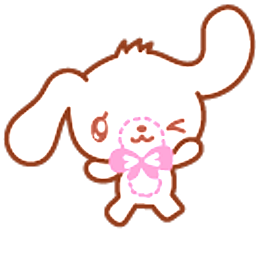 Sanrio Shirousa and Pink Bow Tie Hand Cursor