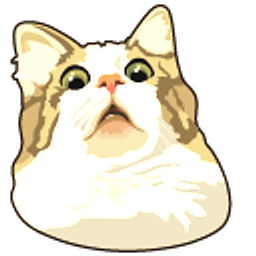 Scared Cat Meme Hand Cursor