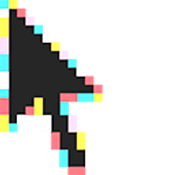 Sea Vacation Pixel Arrow Cursor