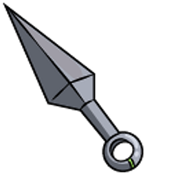 Seraph of the End Shigure Yukimi and Kunai Grey Gray Arrow Cursor