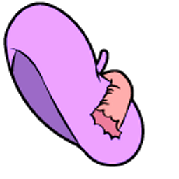 Seven Little Monsters Mary Purple Hat Arrow Cursor