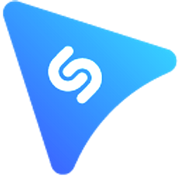 Shazam Blue Logo Arrow Cursor