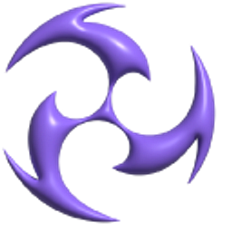 Simple 3D Genshin Impact Electro Purple Arrow Cursor