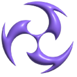 Simple 3D Genshin Impact Electro Purple Hand Cursor