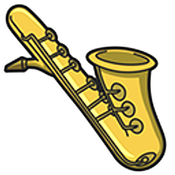 Simpsons Lisa Saxophone Arrow Cursor