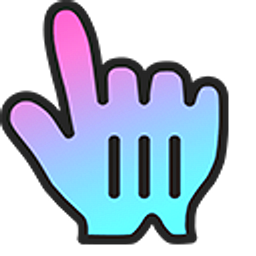 Sky Shine Gradient Hand Cursor