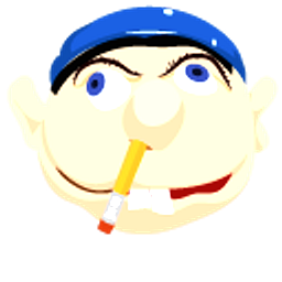 SML Jeffy and Pencil Blue Yellow Hand Cursor