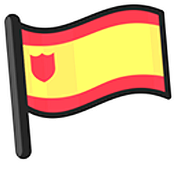 Spain Flag Hand Cursor