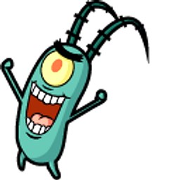 SpongeBob Plankton and Secret Formula Hand Cursor