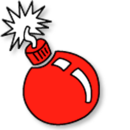 Spy vs. Spy Black Spy and Bomb Red Arrow Cursor