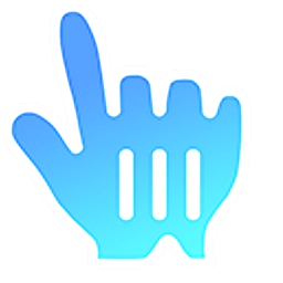 Summer Sky Gradient Hand Cursor