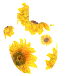 Sunflowers Vincent van Gogh Style Yellow Hand Cursor