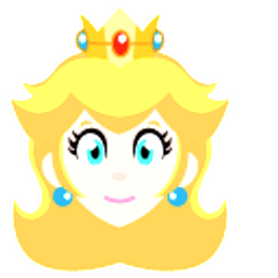 Super Mario Princess Peach Hand Cursor