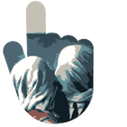 Surreal Art The Lovers Blue Black Hand Cursor