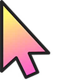 Sweet Morning Gradient Arrow Cursor